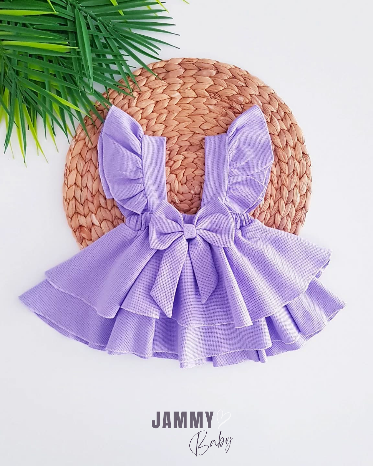 Luana Waffle Yelek Elbise Takımı-MOR