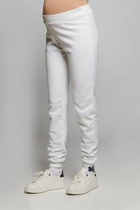 Mika Maternity Sweatpants-WHITE