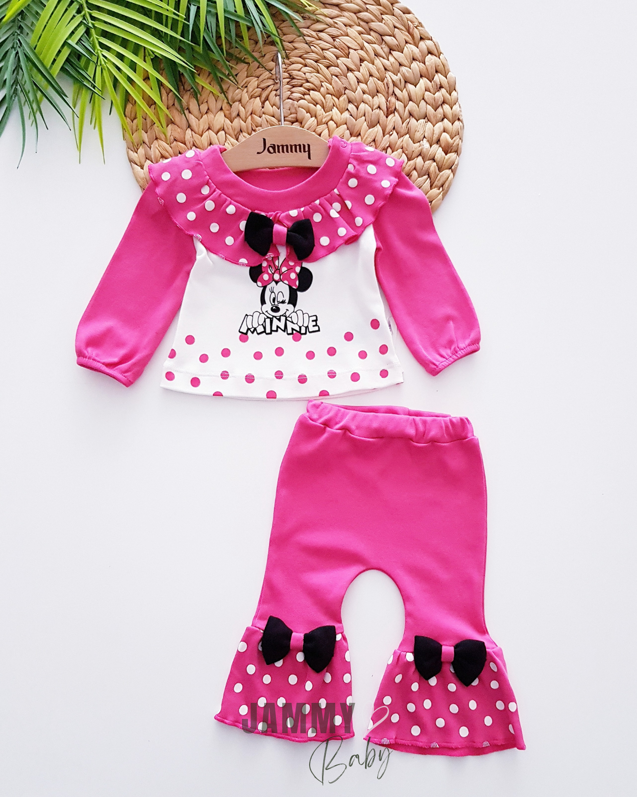 Minnie Mouse Flare 2 Parça Set - ŞEKER PEMBE