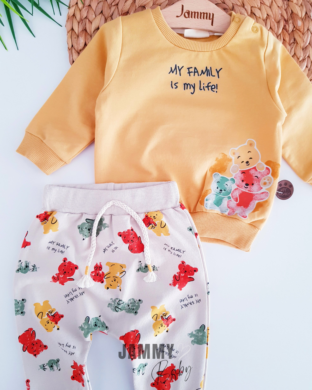 My Family 2 Yarn Set-MUSTARD