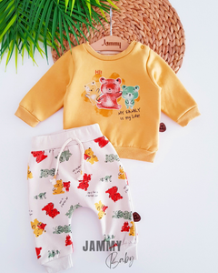 My Family 3 Yarn Raised Set-MOSTERD