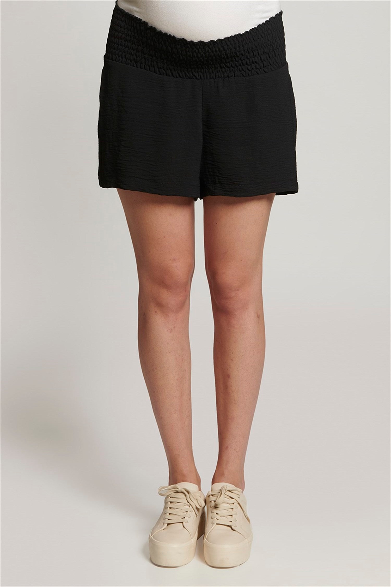 Paige zwangerschapsshort - ZWART