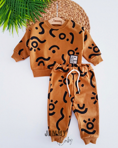 Shapes Oversize 2-delige set-KANEEL