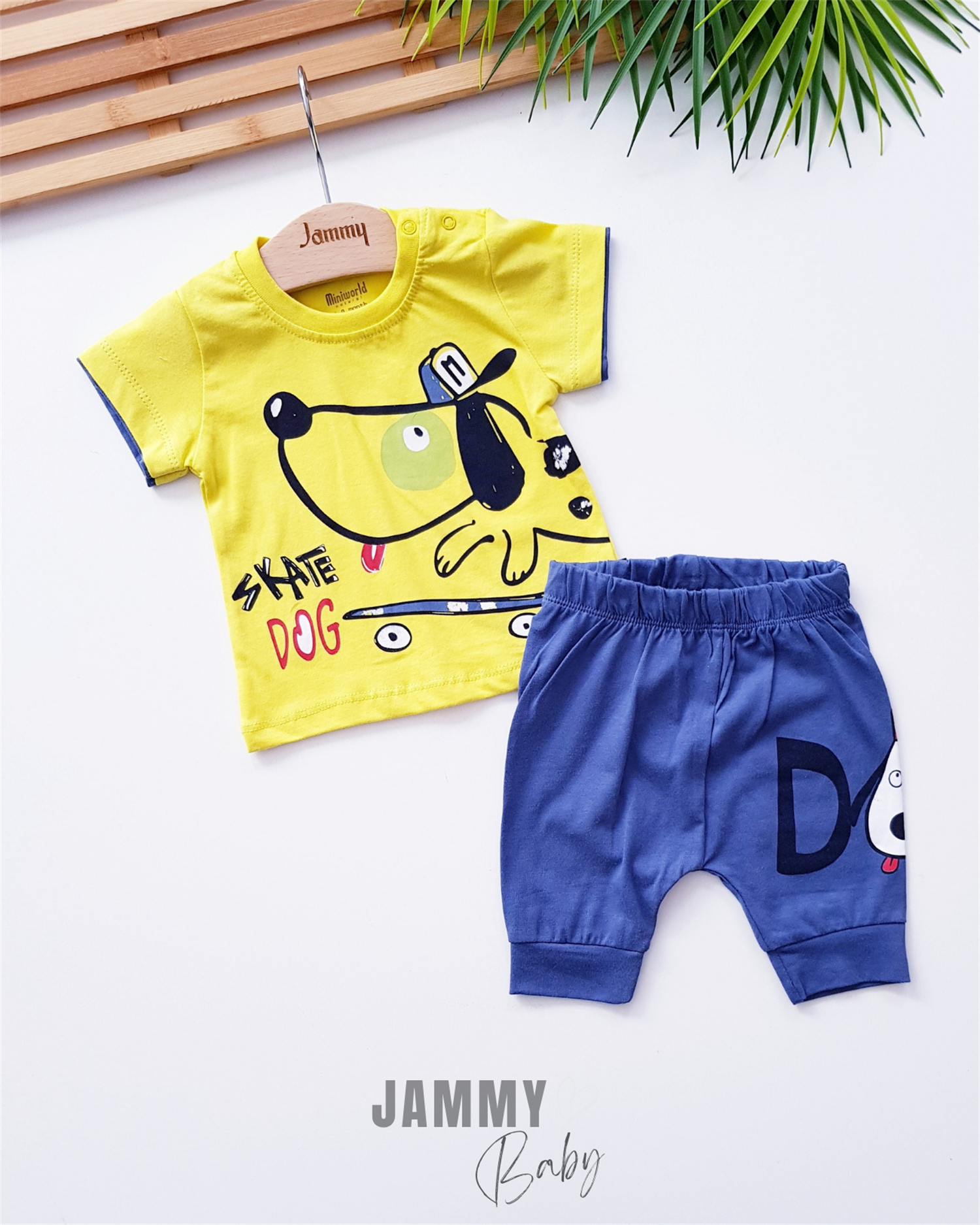 Skate Dog Capris Set of 2-YELLOW
