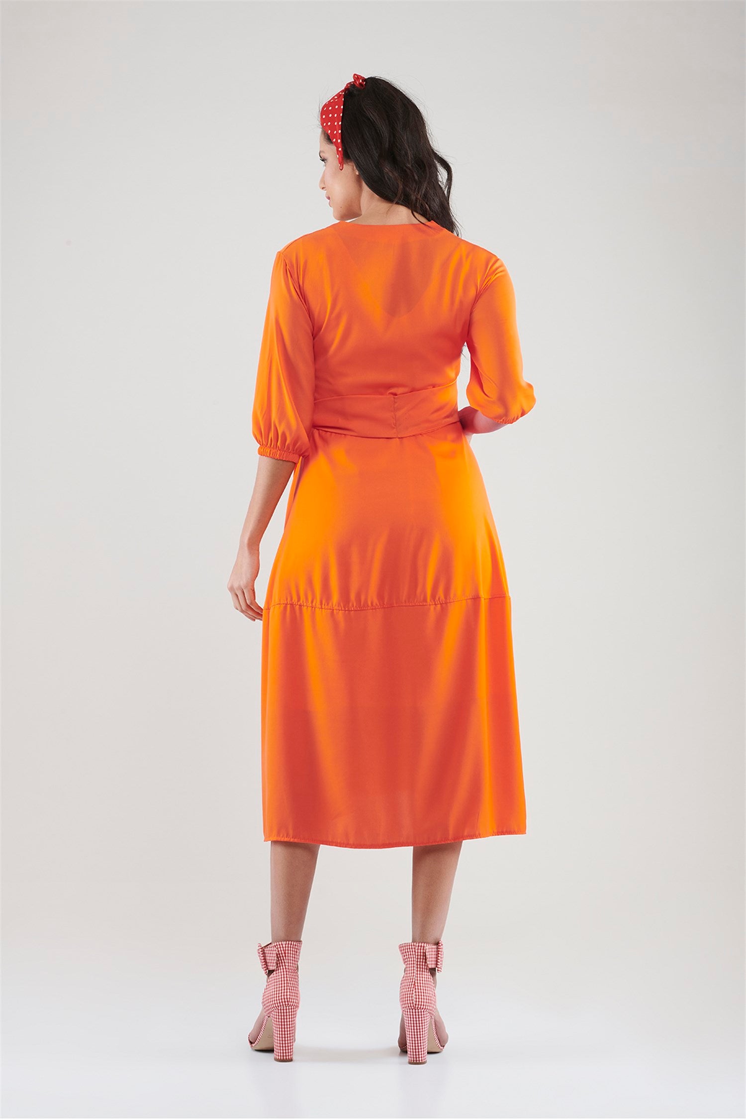 Veronica Zwangerschapsjurk - ORANJE