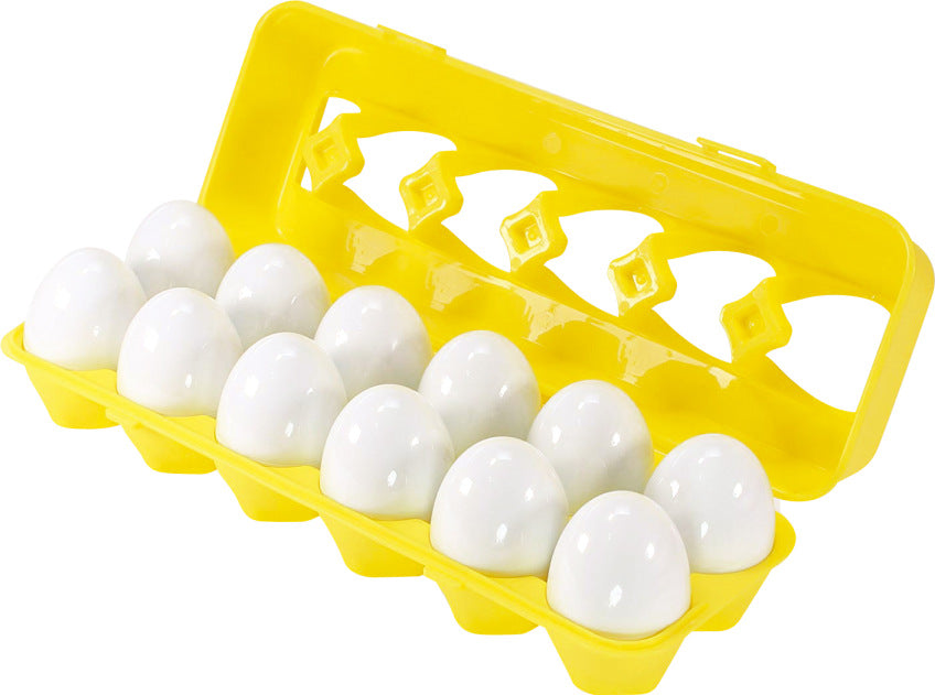 Montessori Smart Eggs 6/12PCS Educational Toy for Early Learning Geometry Shapes and Alphabet Skills