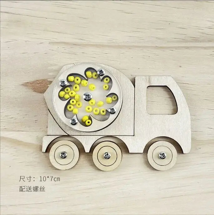 Early DIY Montessori Busy Board Wooden Toy Accessory Educational Toy Unlock Sensory Educational Toy Wooden Game for Children