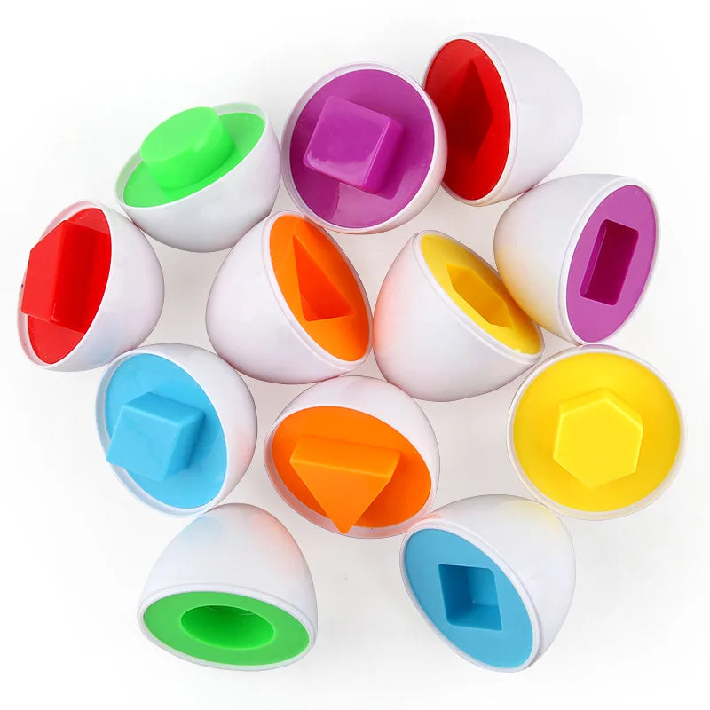 Baby Learning Educational Toy Smart Egg Toy Games Shape Matching Eggs Montessori Sorters Toys Toys For Kids Children 2 3 4 Years
