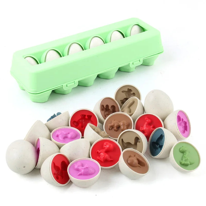 Baby Learning Educational Toy Smart Egg Toy Games Shape Matching Eggs Montessori Sorters Toys Toys For Kids Children 2 3 4 Years