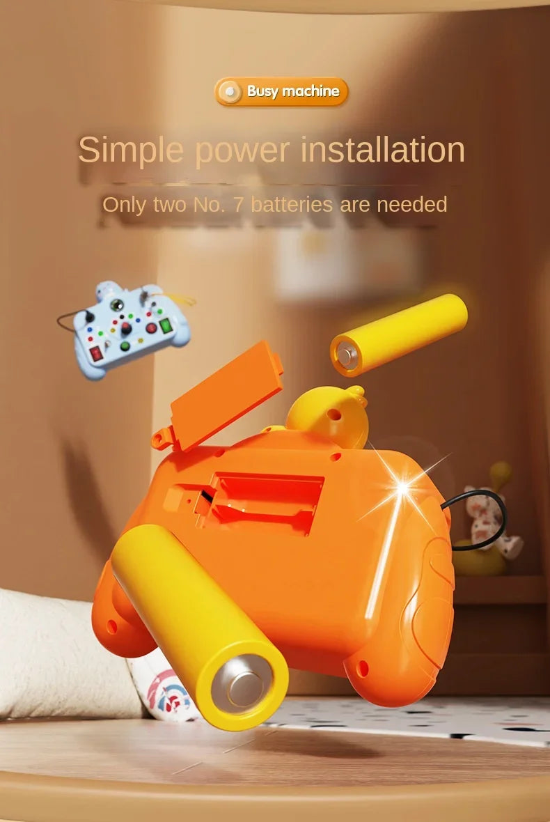 Montessori Baby Sensory Busy Board - Light Switch Activity Toy for Infant Development