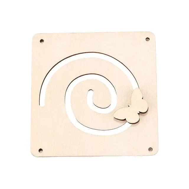 Early DIY Montessori Busy Board Wooden Toy Accessory Educational Toy Unlock Sensory Educational Toy Wooden Game for Children