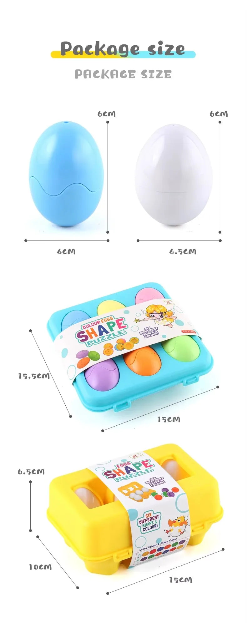 Baby Learning Educational Toy Smart Egg Toy Games Shape Matching Eggs Montessori Sorters Toys Toys For Kids Children 2 3 4 Years