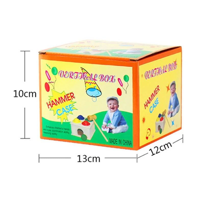 Wooden Hammering Ball Game Knocks Toys Montessori For Children Board Puzzle Game for Boys and Girls Family