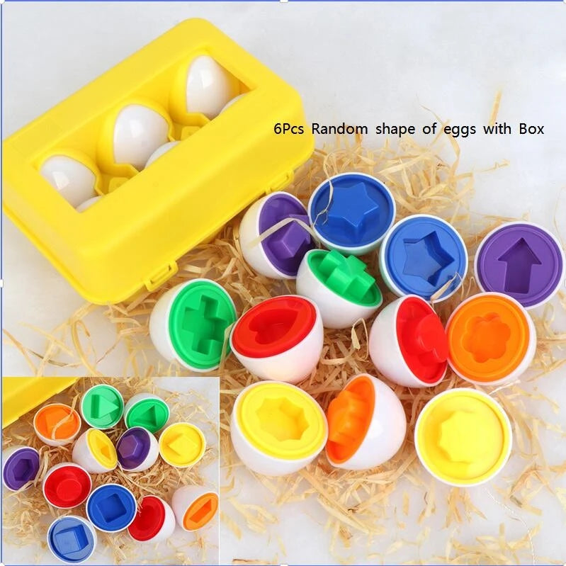 Baby Learning Educational Toy Smart Egg Toy Games Shape Matching Eggs Montessori Sorters Toys Toys For Kids Children 2 3 4 Years