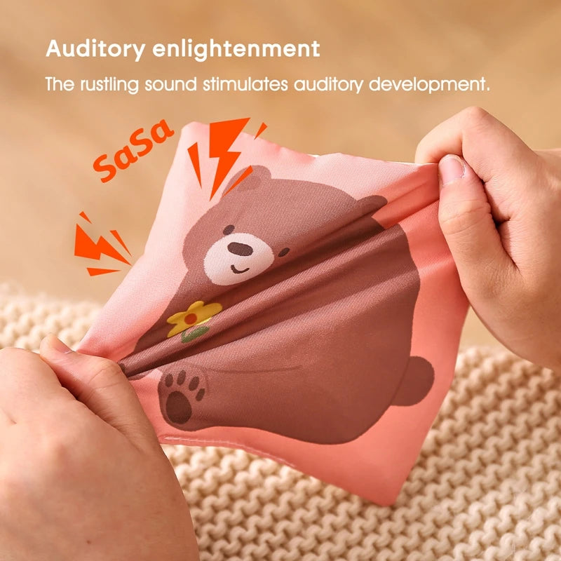 Baby Montessori Toys Magic Tissue Box Finger Exercising Busy Board Educational Learning Activity Sensory Toys For Kids Baby Game