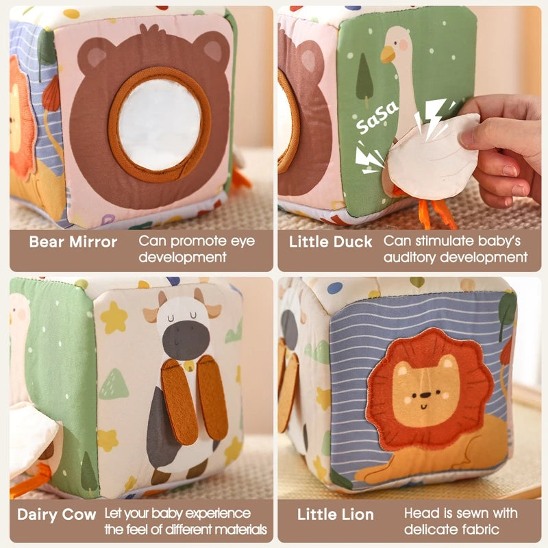 Baby Montessori Toys Magic Tissue Box Finger Exercising Busy Board Educational Learning Activity Sensory Toys For Kids Baby Game