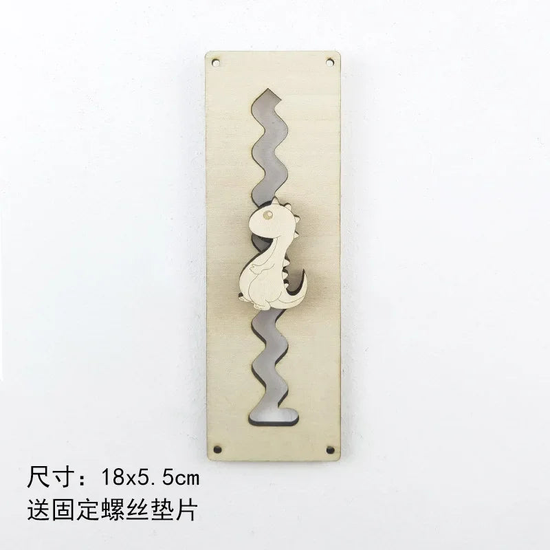 Early DIY Montessori Busy Board Wooden Toy Accessory Educational Toy Unlock Sensory Educational Toy Wooden Game for Children