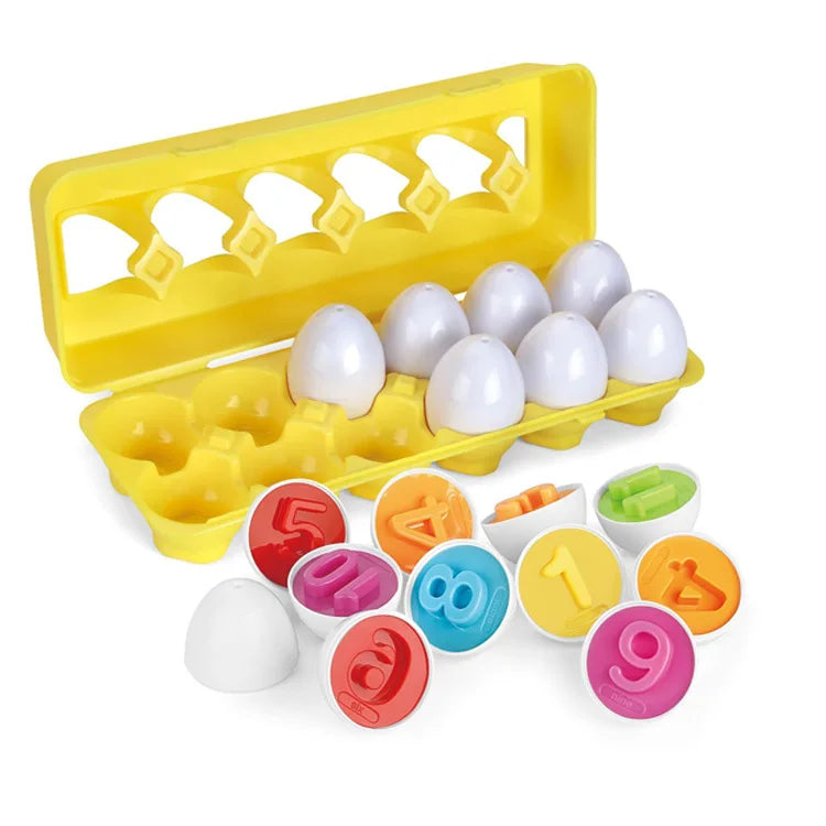 Baby Learning Educational Toy Smart Egg Toy Games Shape Matching Eggs Montessori Sorters Toys Toys For Kids Children 2 3 4 Years