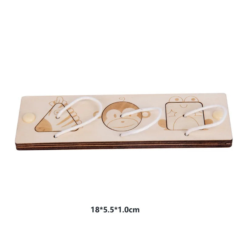 Busy Board Diy Accessories Montessori Early Education Toys Kids Activity Busyboard Material Teaching  Wooden Game 2-6 Years Old