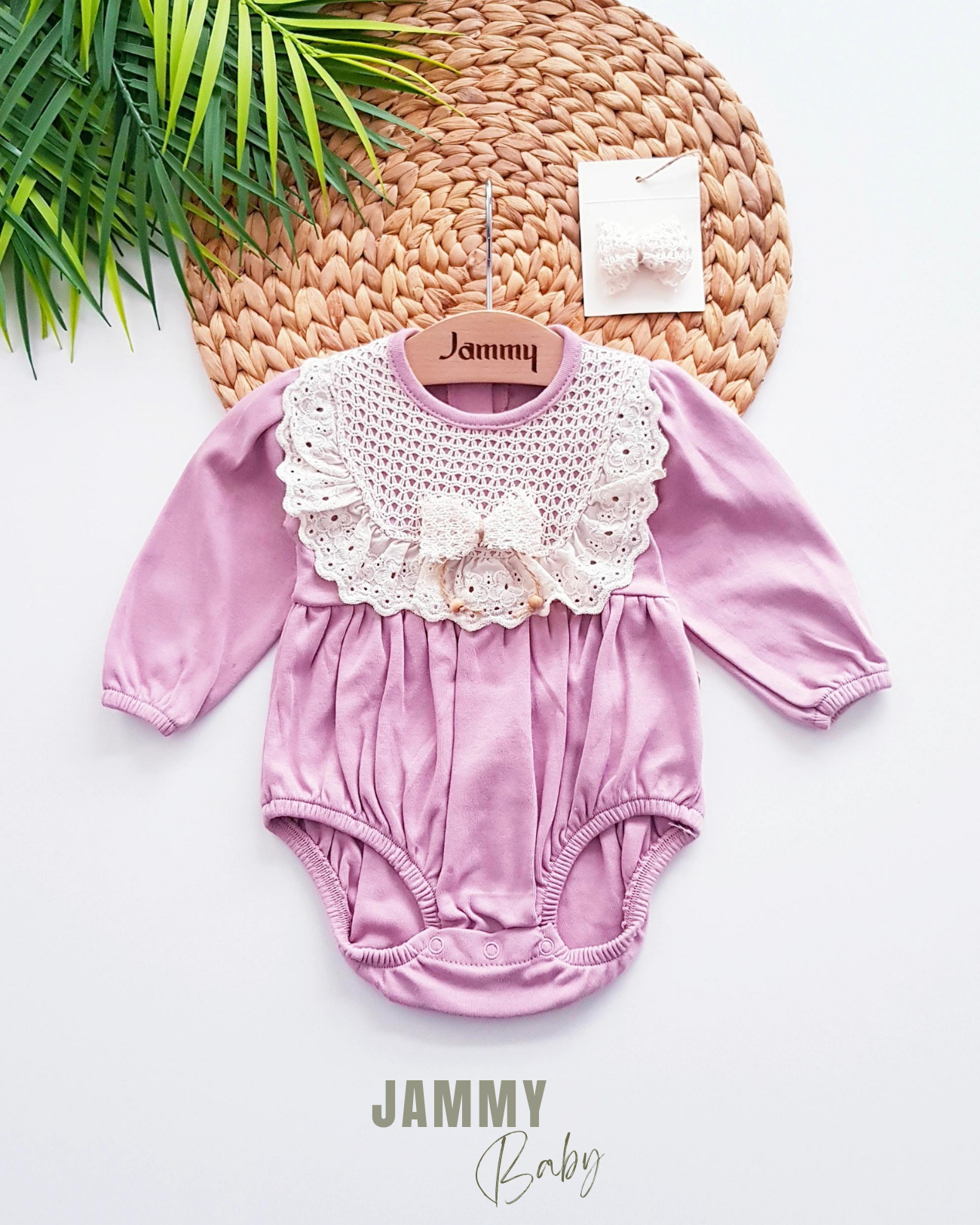 Amelia romper bodyset met gesp-ROSEURUSU