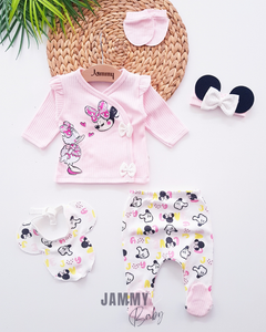 Best Friends 5-delige newbornset - ROZE