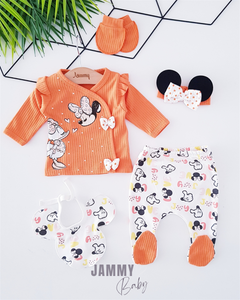 Best Friends 5-delige newbornset-ORANJE