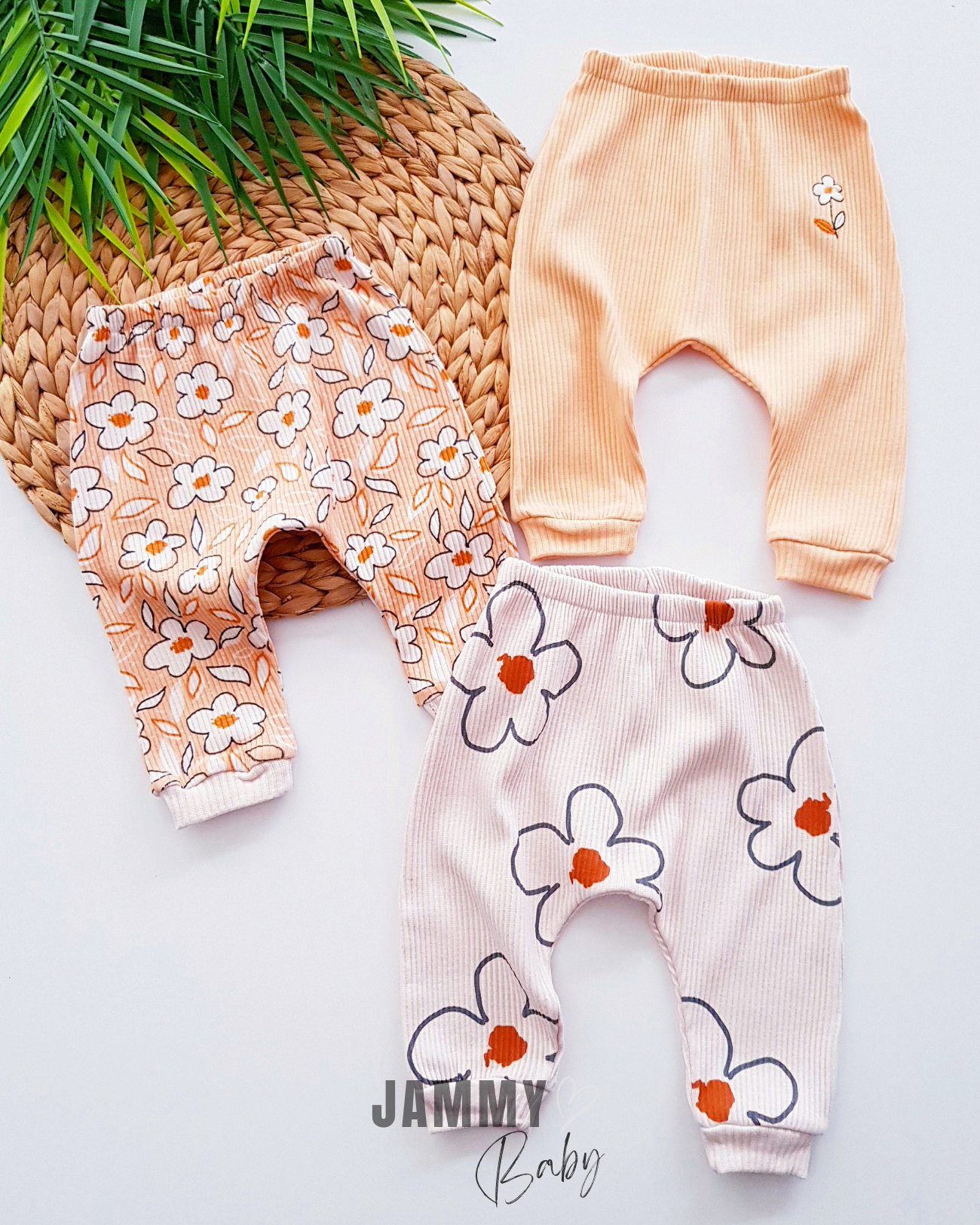 Big Daisy Camisole 3-delige broekset - GEEL