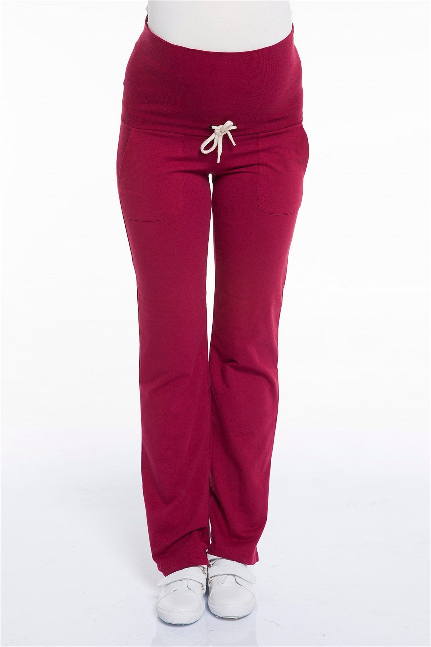 Zwangerschapsjoggingbroek - Claret Red