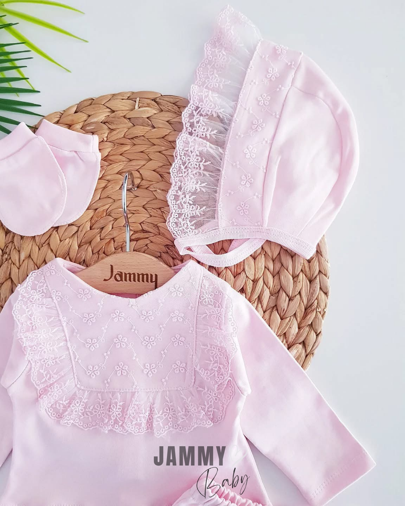 Jenny 5-teiliges Neugeborenen-Set - PINK