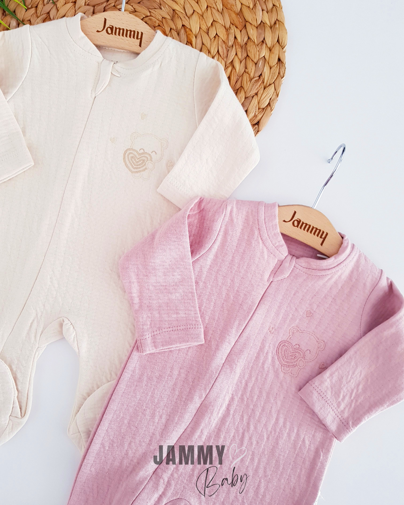 Kalp Teddy Ayı Tulum-DRY ROSE