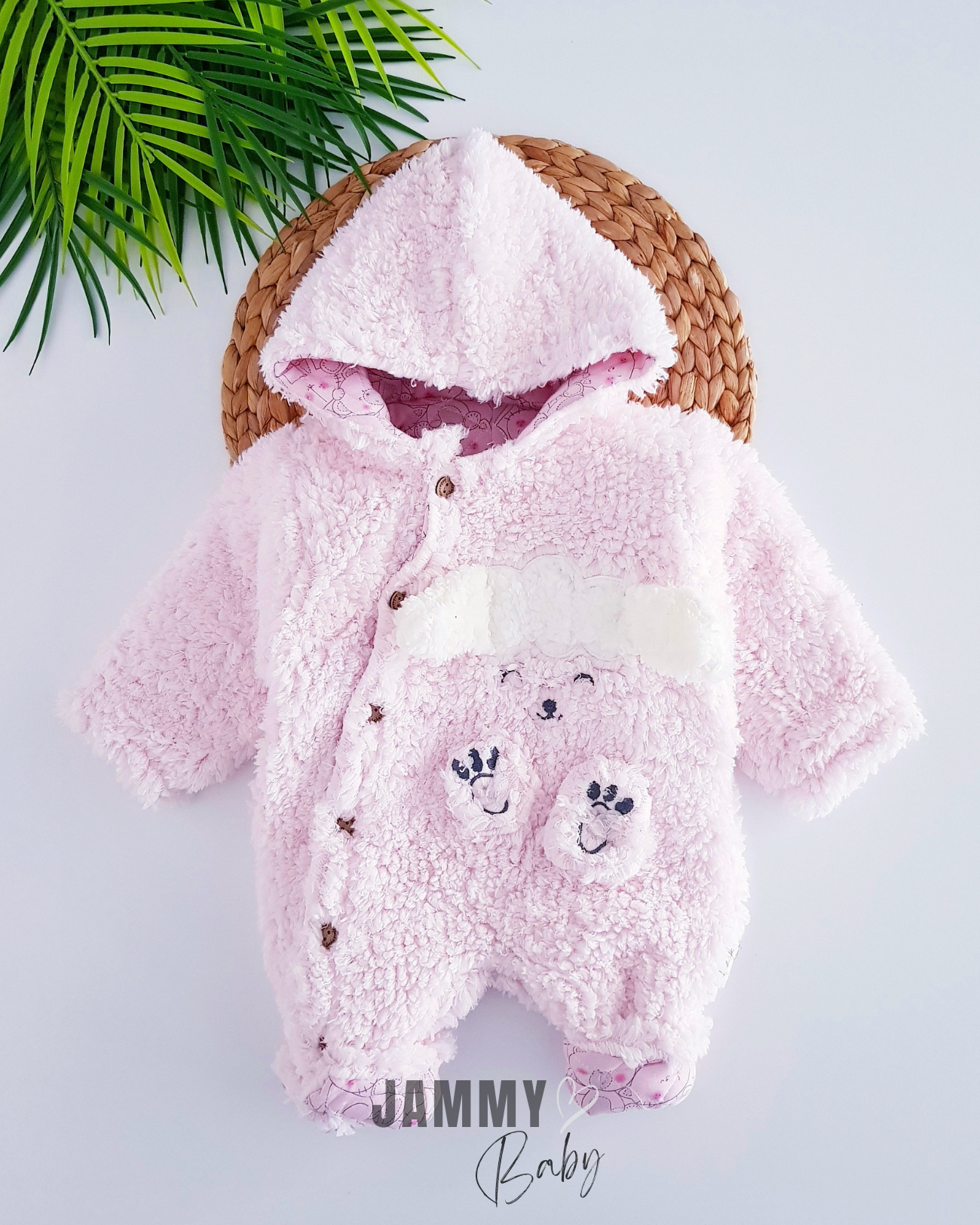 Kuzu Figürlü Peluş Welsoft Tulum-PEMBE
