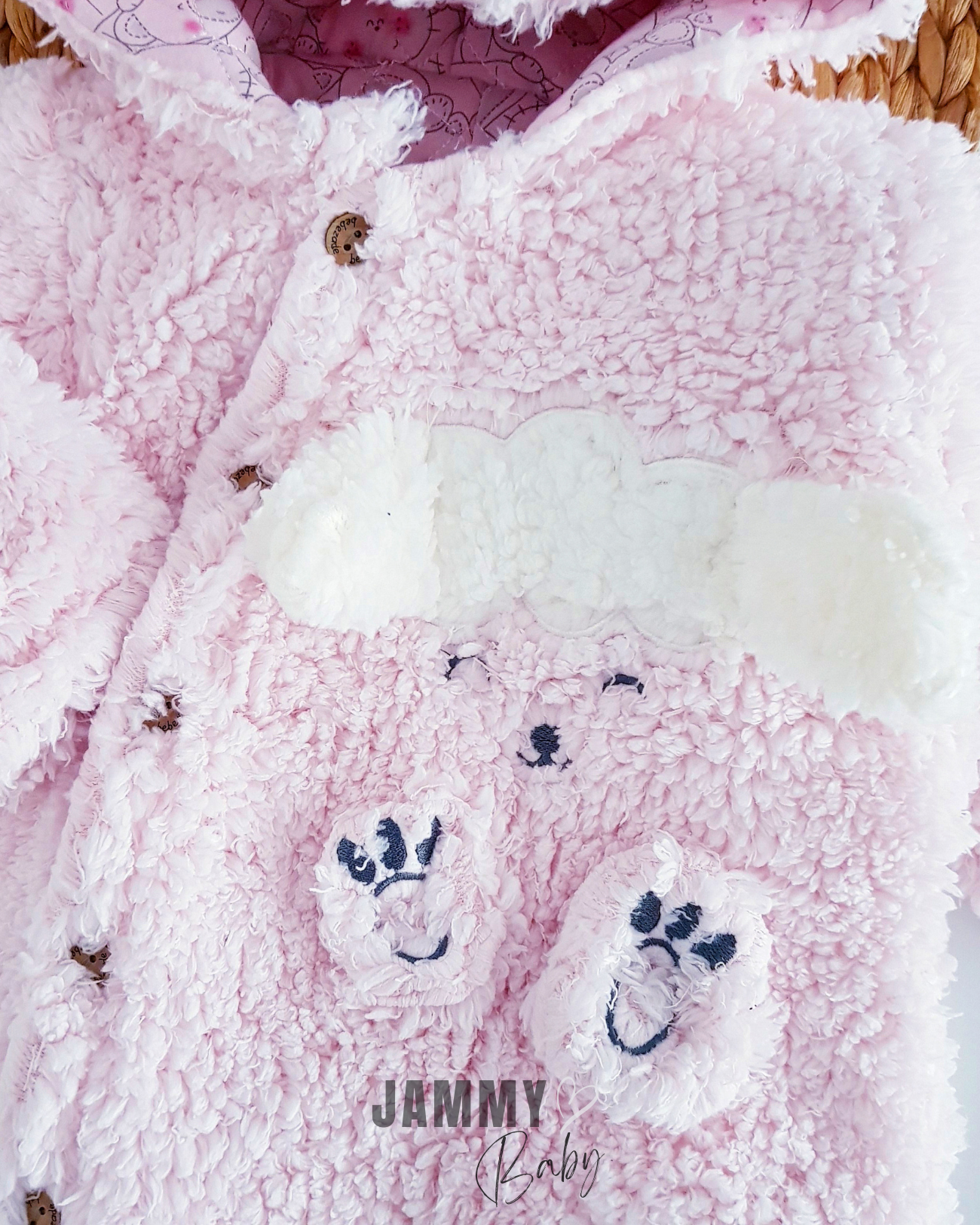 Kuzu Figürlü Peluş Welsoft Tulum-PEMBE