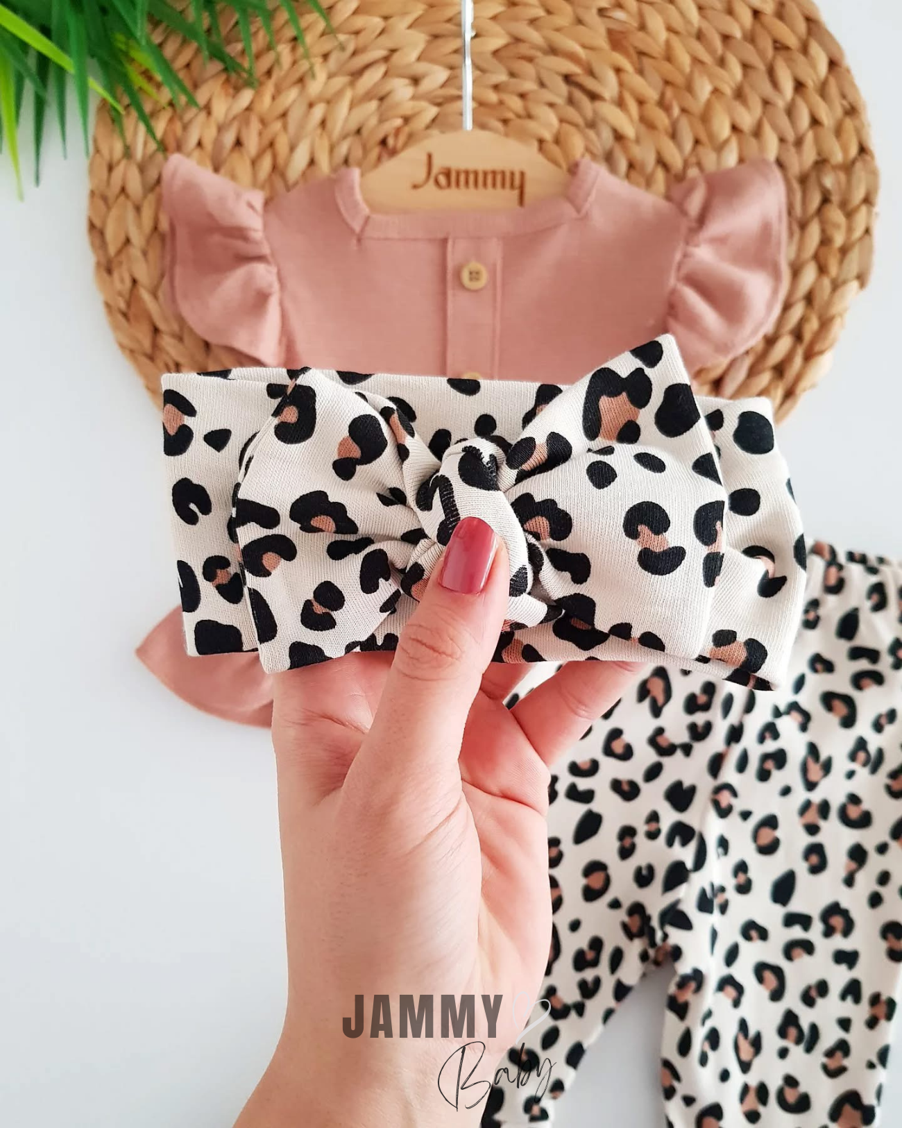 Leogirl Waffle Korte Mouw Bodysuit / Spaanse Broek Set-MILK COFFEE