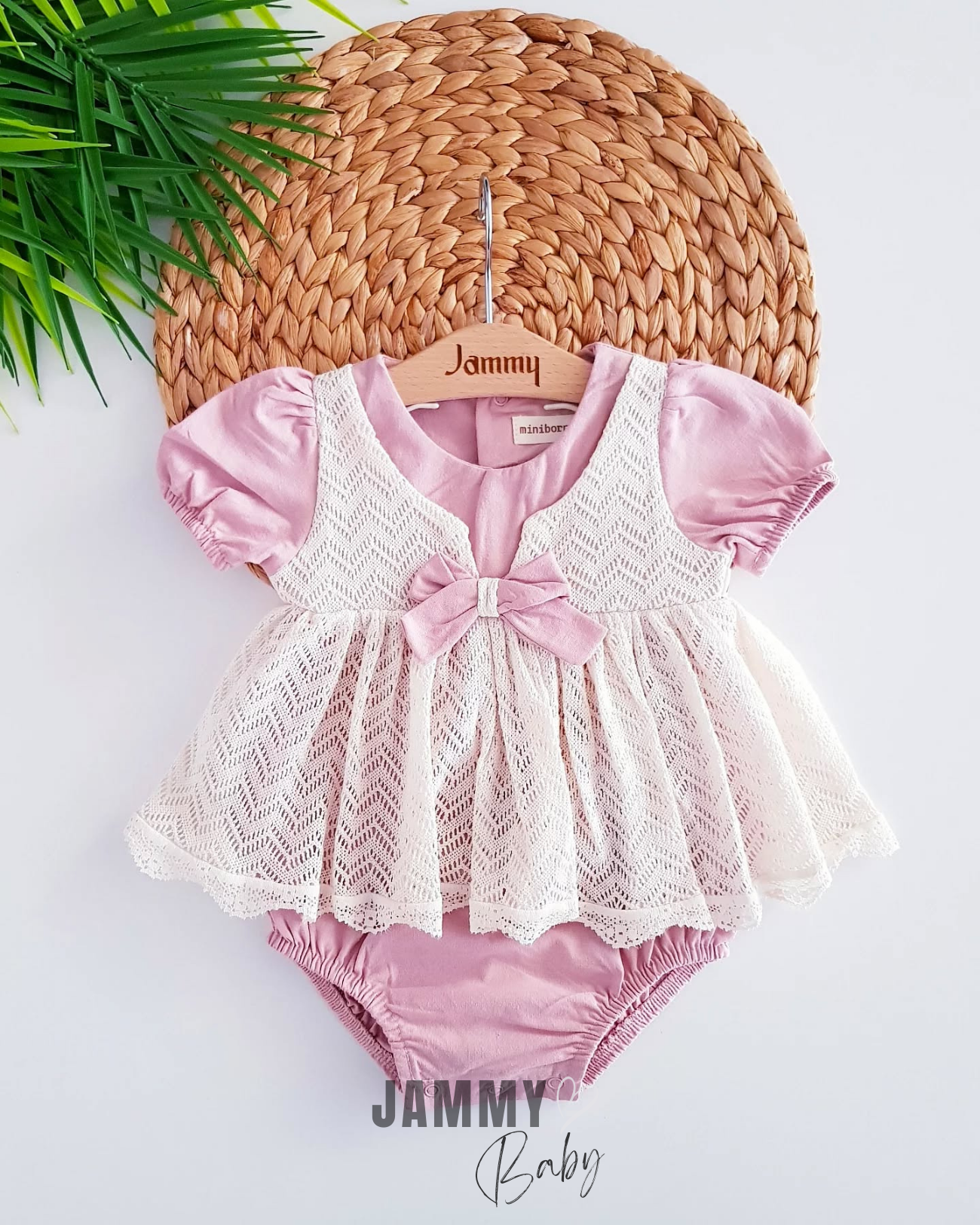 Linon Dantel Detaylı Bodysuit Elbise-DRY ROSE