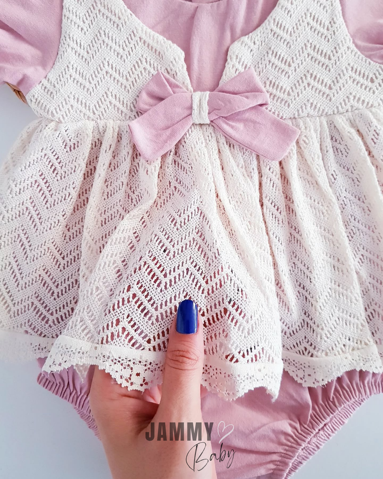 Linon Dantel Detaylı Bodysuit Elbise-DRY ROSE