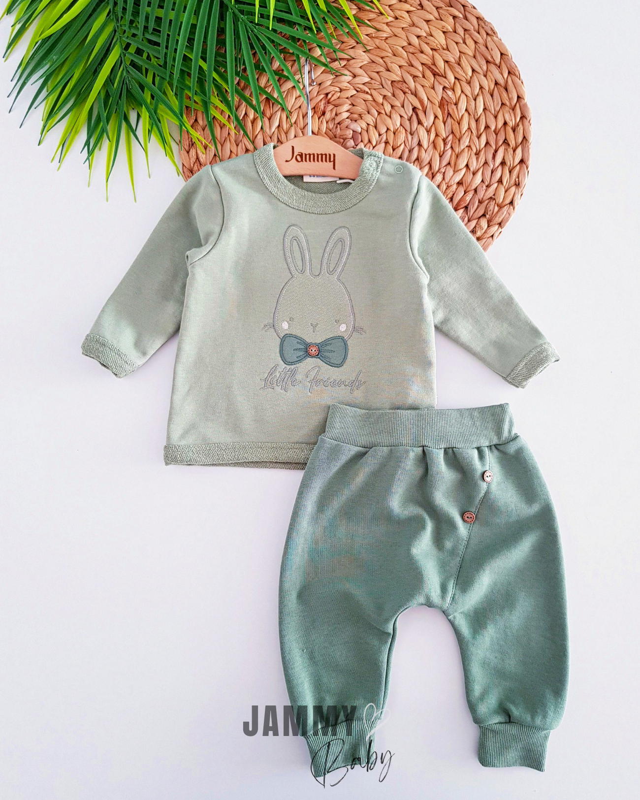 Combinaison de saison Little Friends-KAKI CLAIR