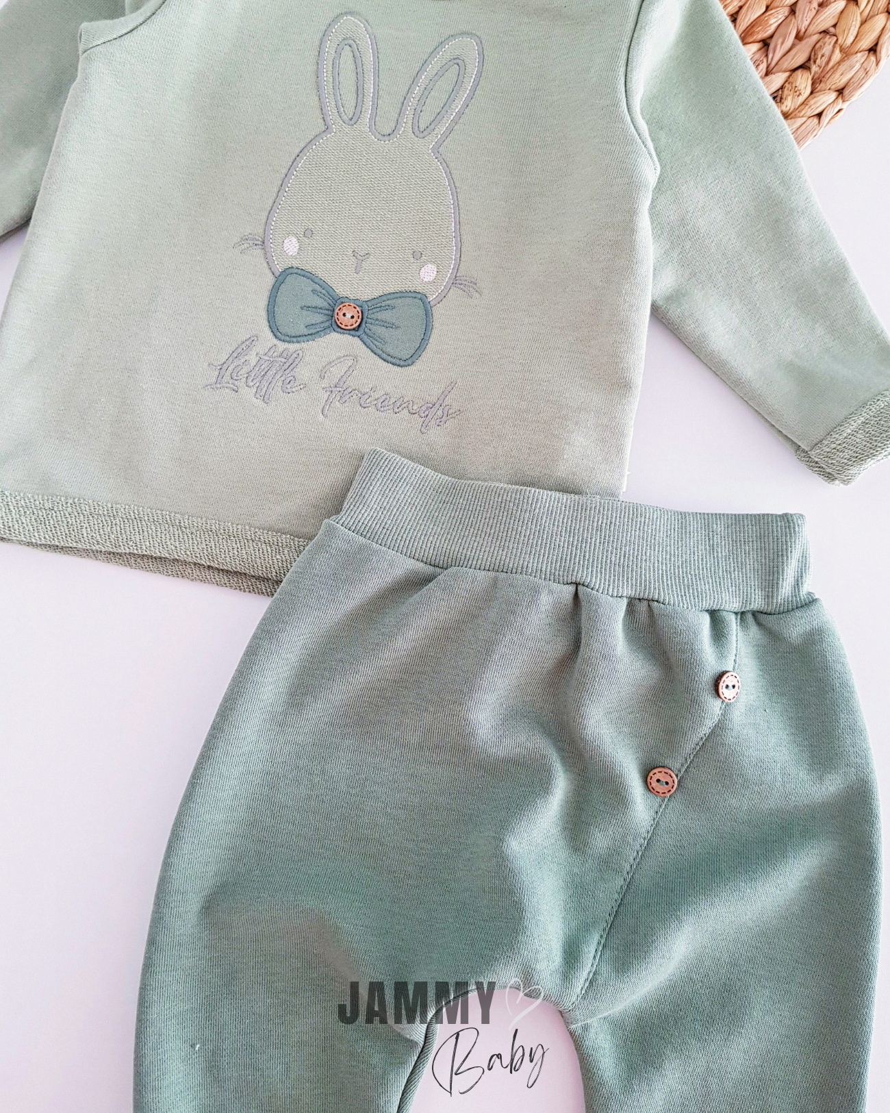 Combinaison de saison Little Friends-KAKI CLAIR