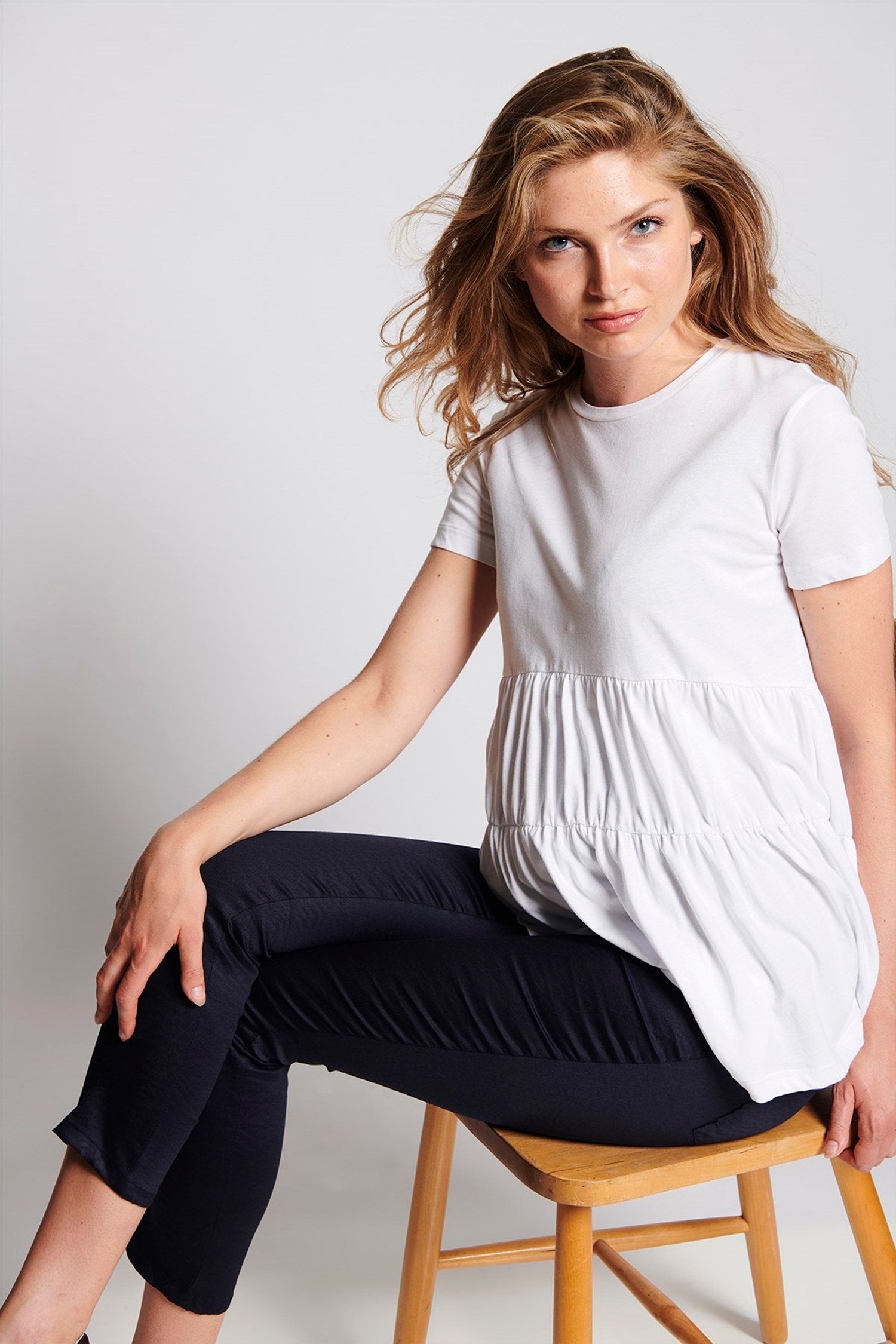 Lucas Zwangerschaps skinny broek - DONKERBLAUW