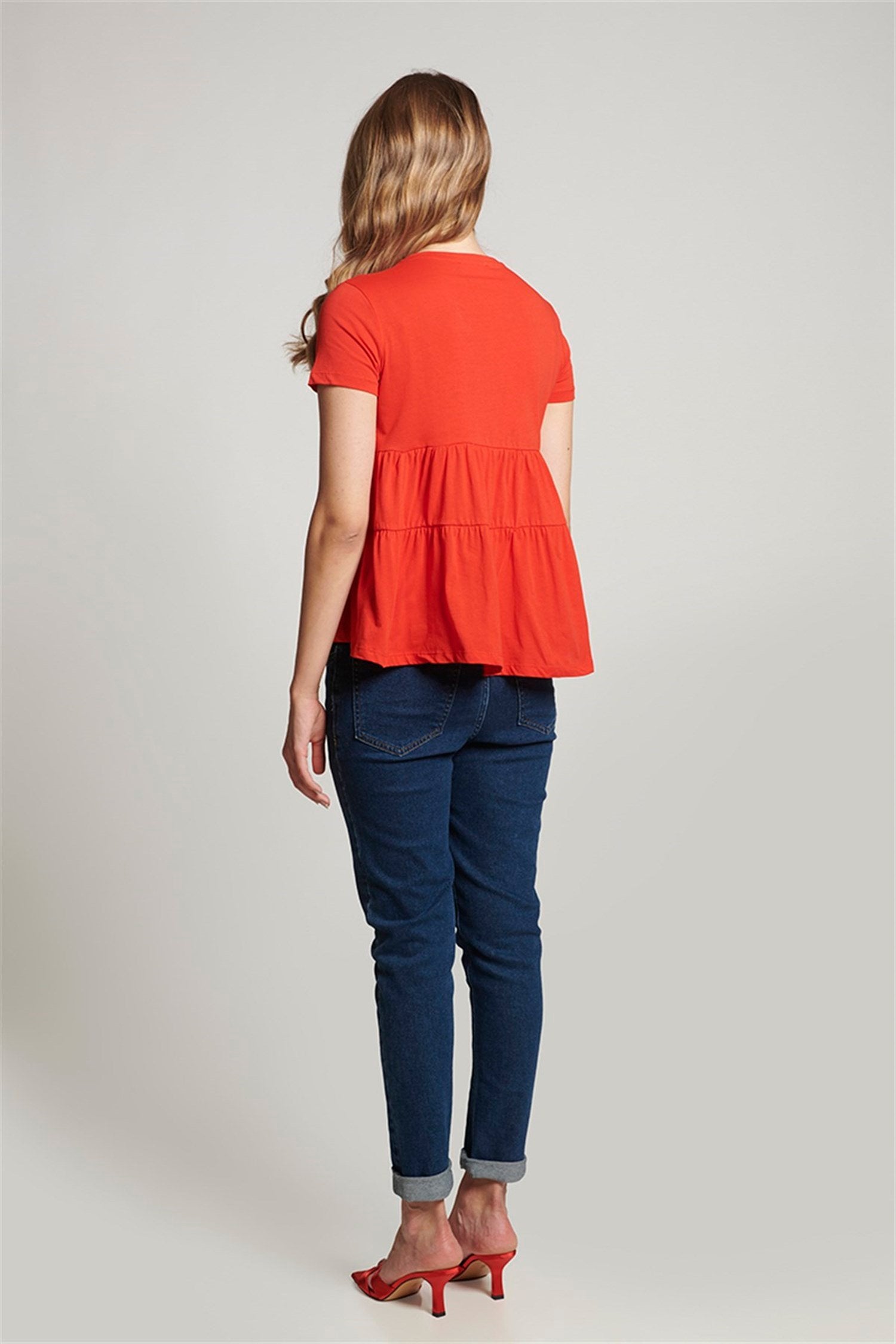 Luce Zwanger T-shirt - ROOD
