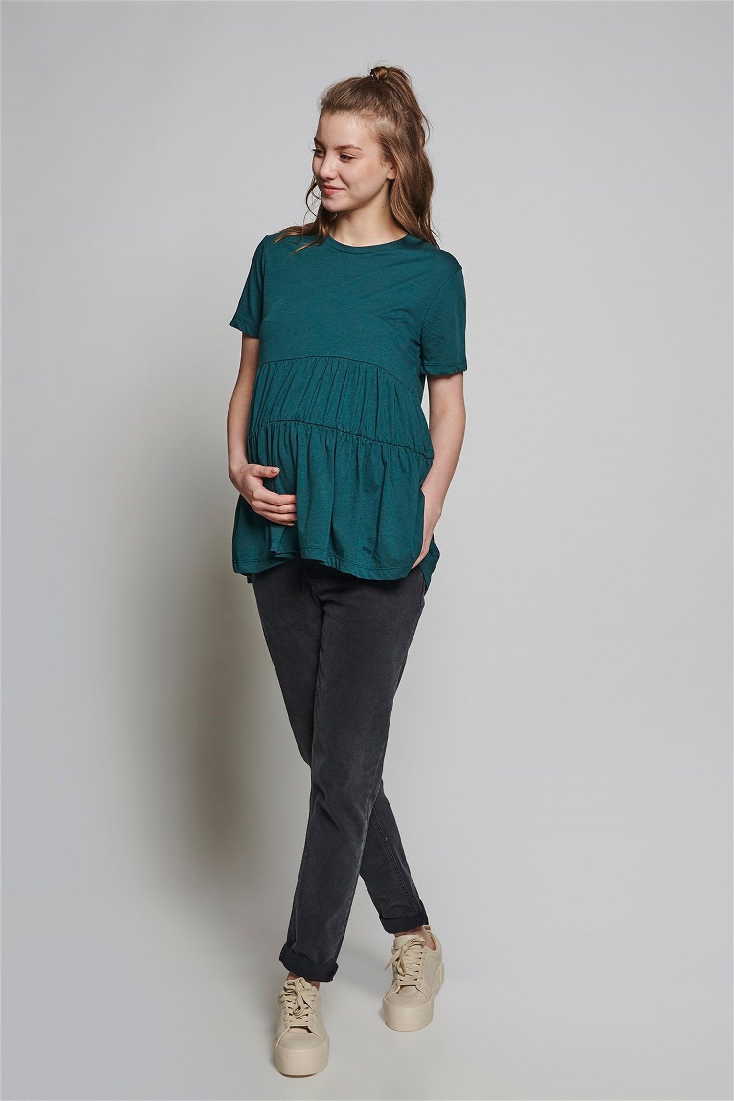 Luce Zwanger T-shirt - GROEN