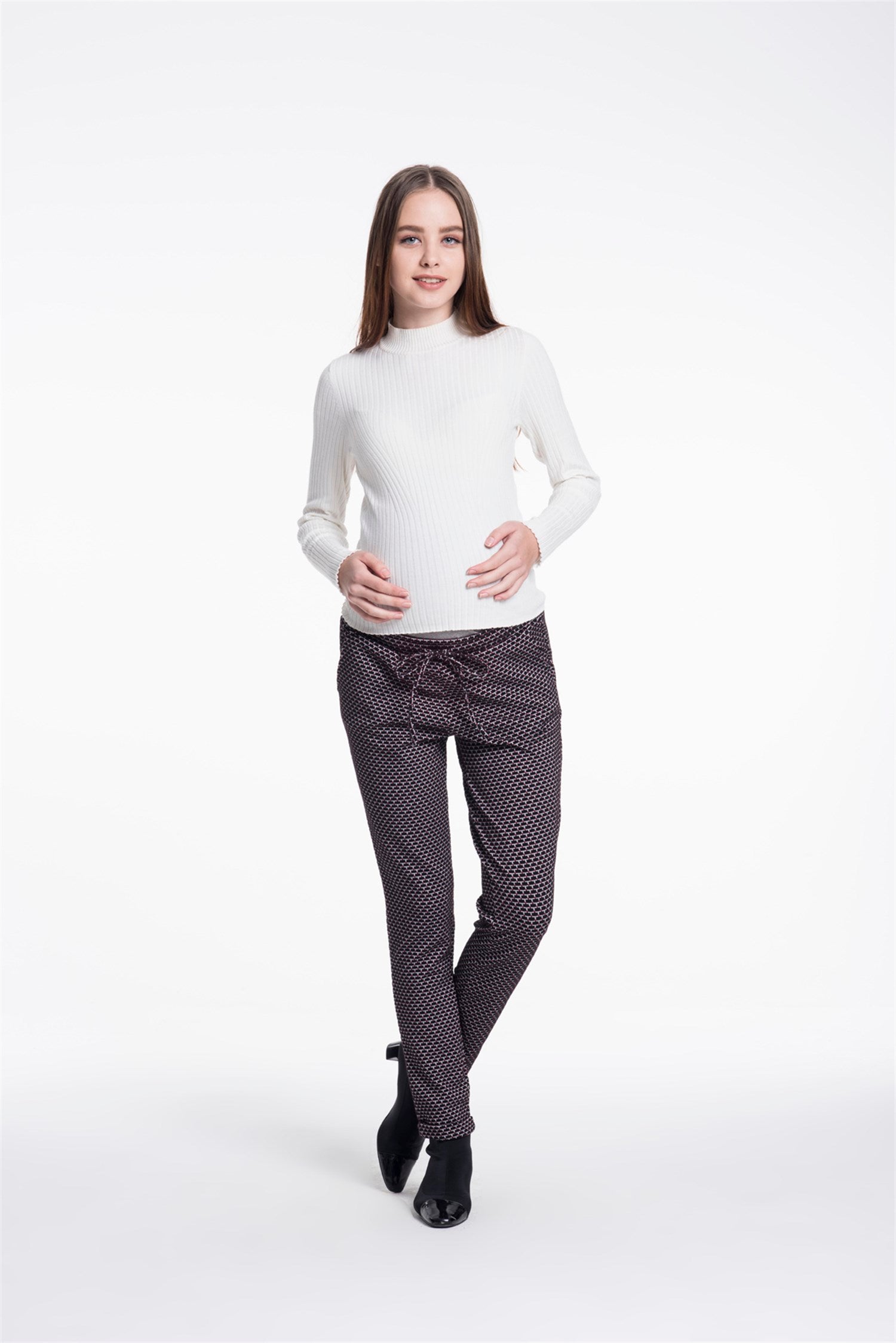 Hose Misty - CLARET RED