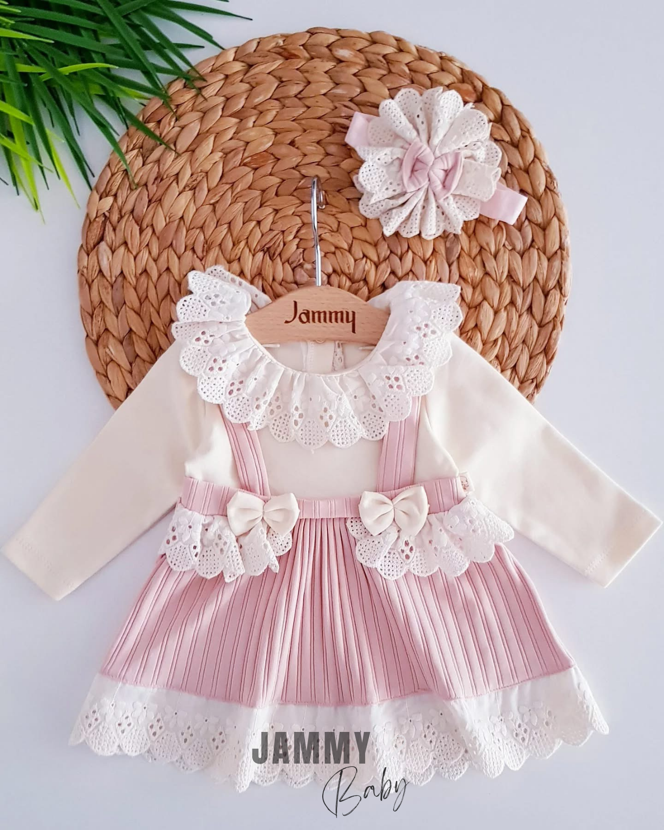 Moneqlia Atlet Bandana Elbise Takımı-PUDRA