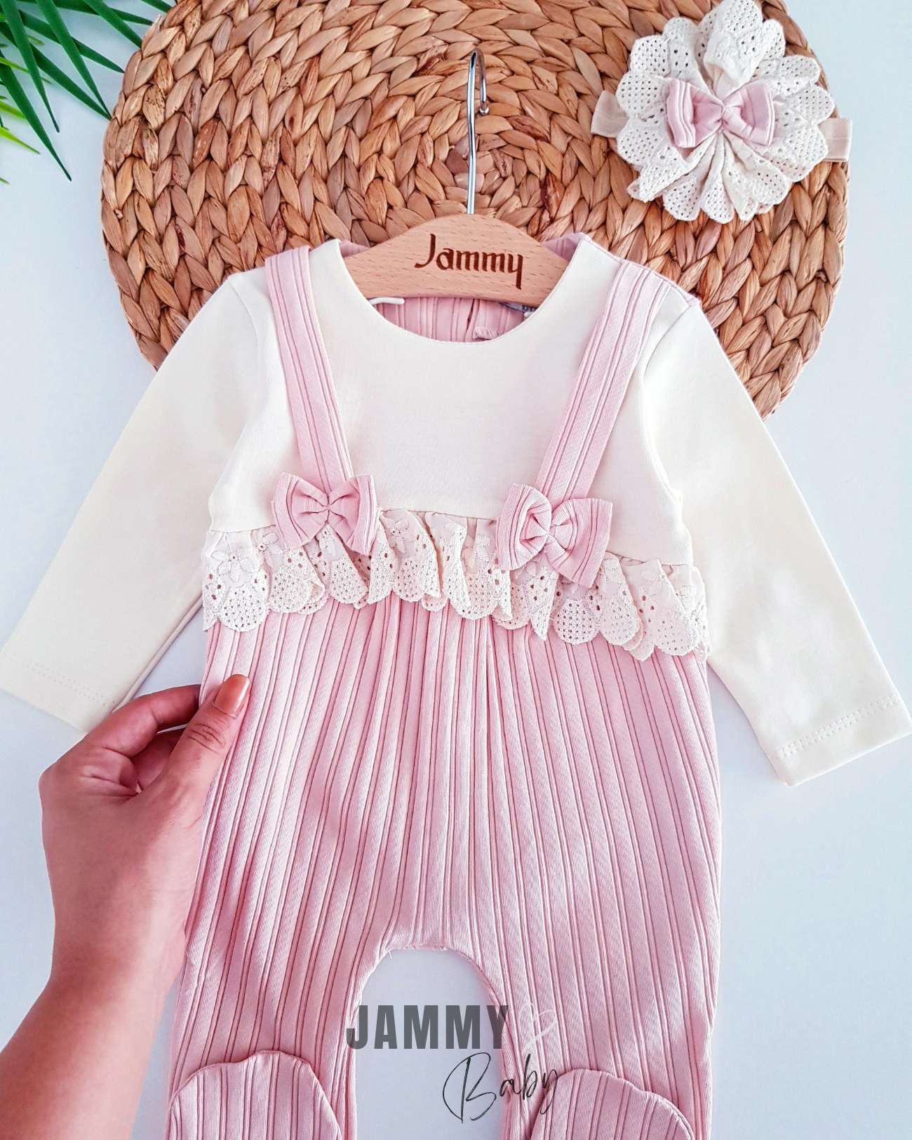 Moneqlia Camisole Bandana Tulum Takımı - POWDER