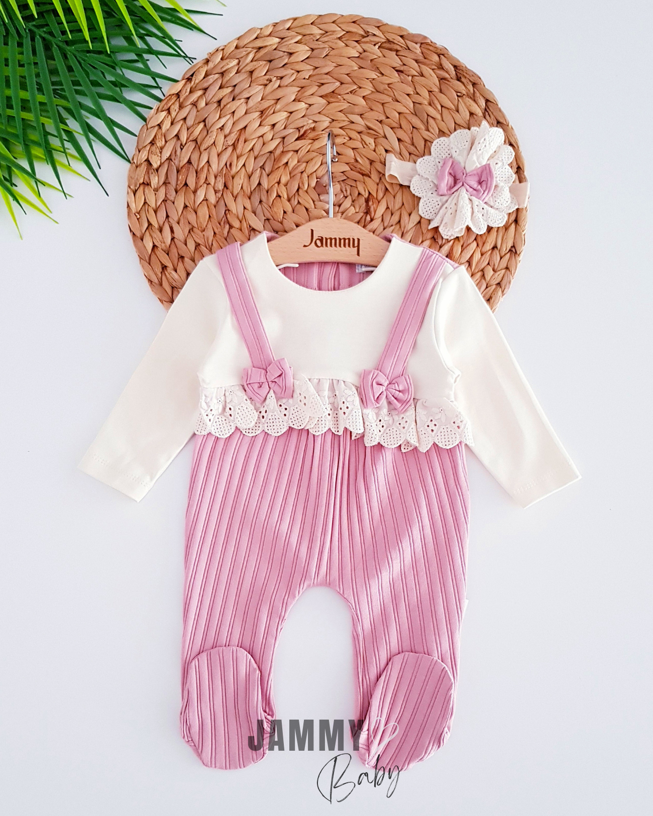 Moneglia Camisole Bandana Tulum Takımı-DRY ROSE