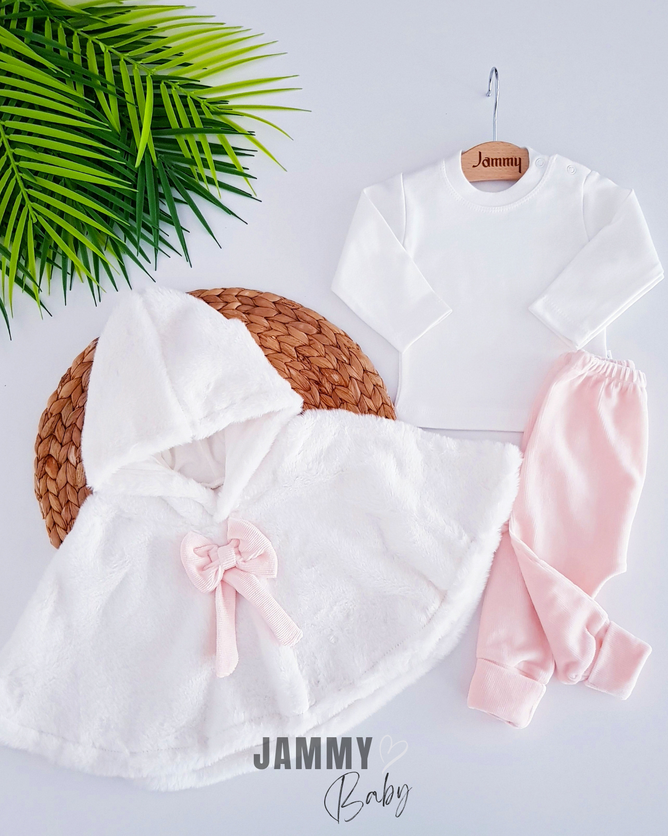 Ensemble de 3 capes en peluche-SAUMON