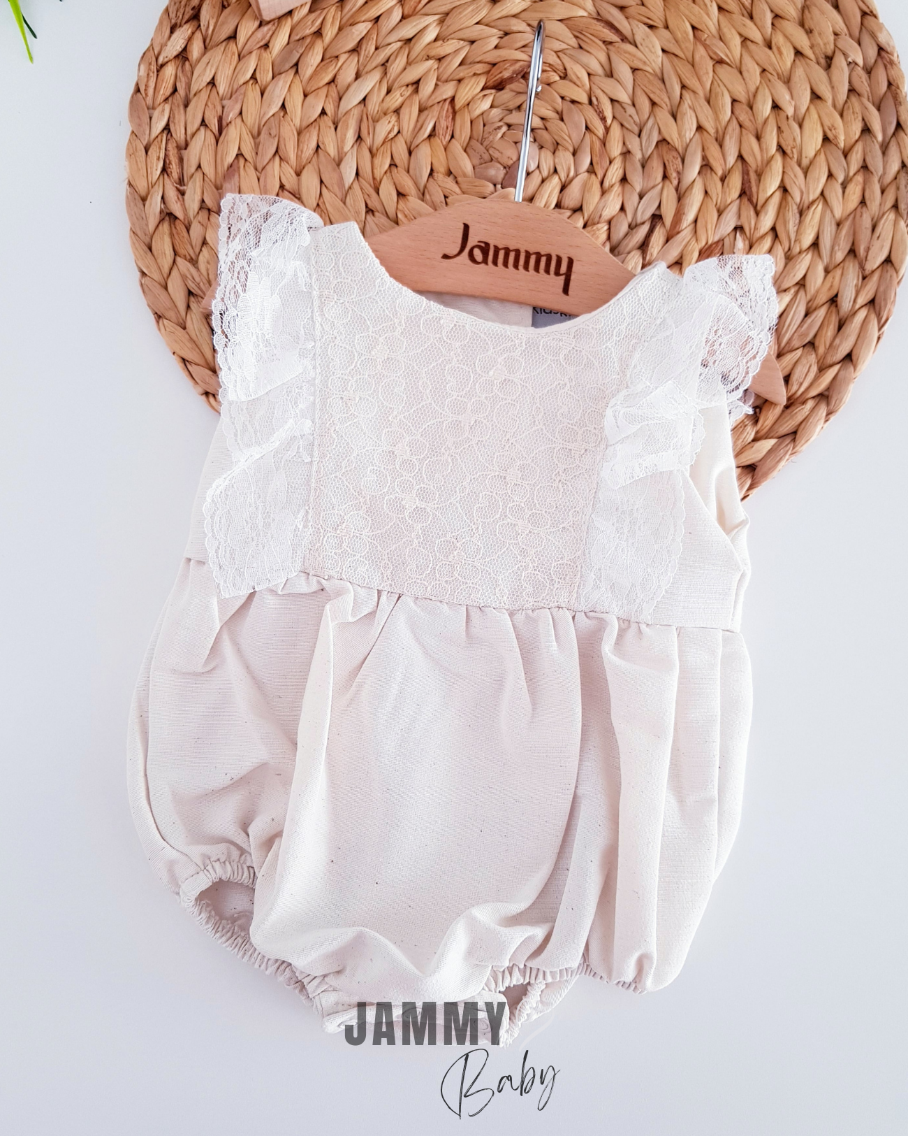 Riley Keten Tulum Dantel Sabahlık-KREM