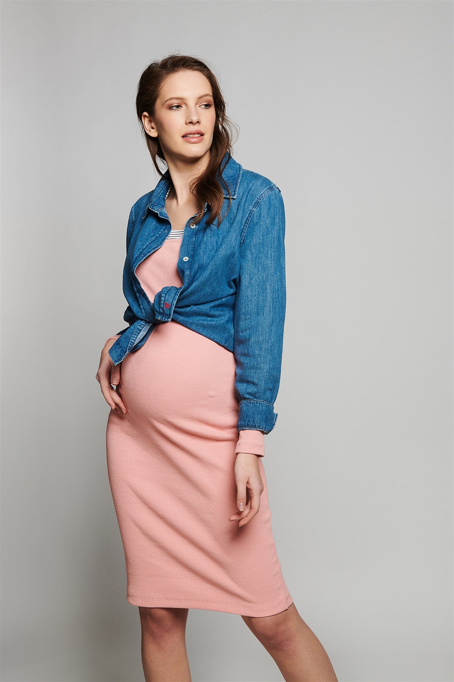 Vanessa zwangerschapsjurk - ROZE