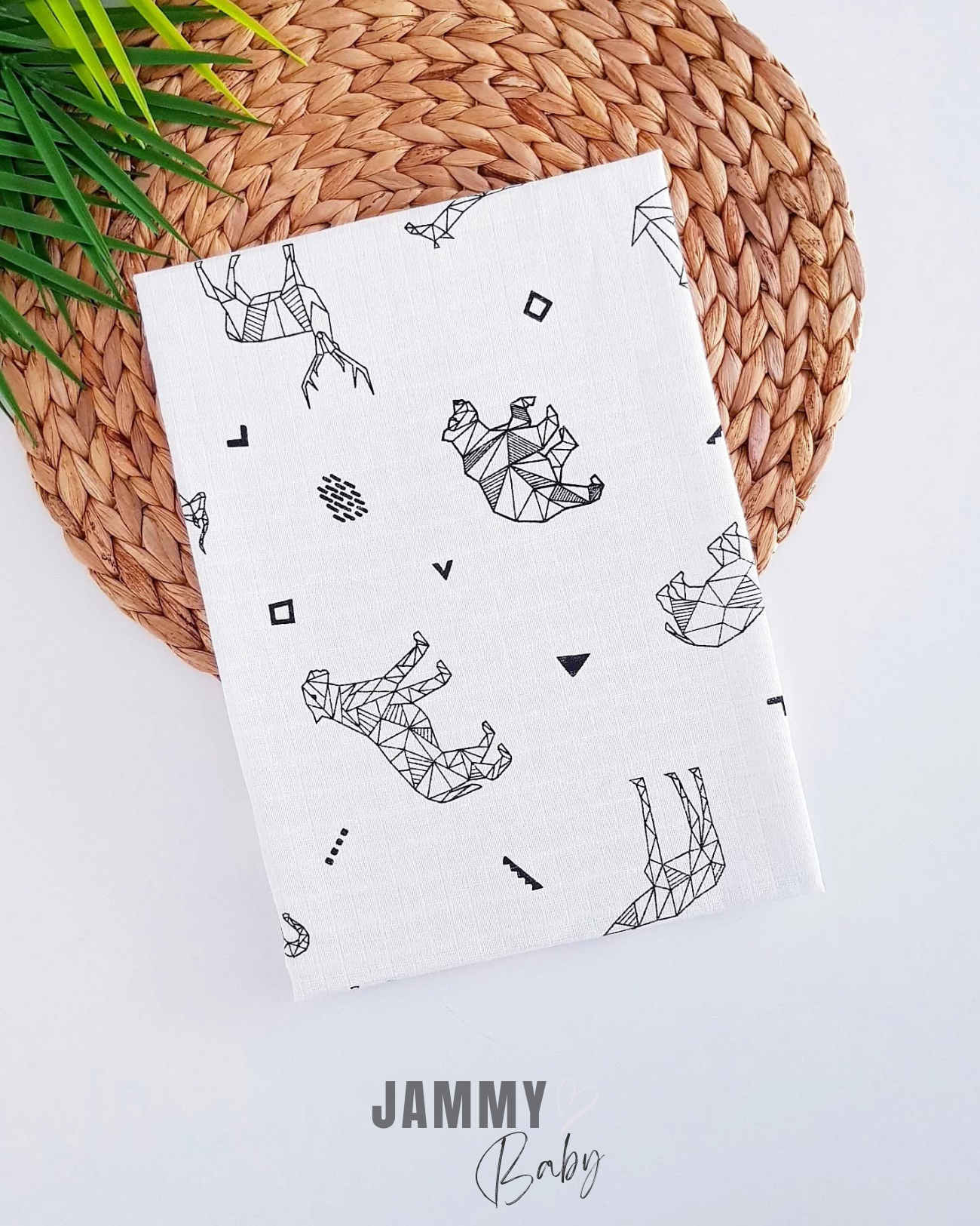 Couverture en mousseline à motifs d'animaux vectoriels