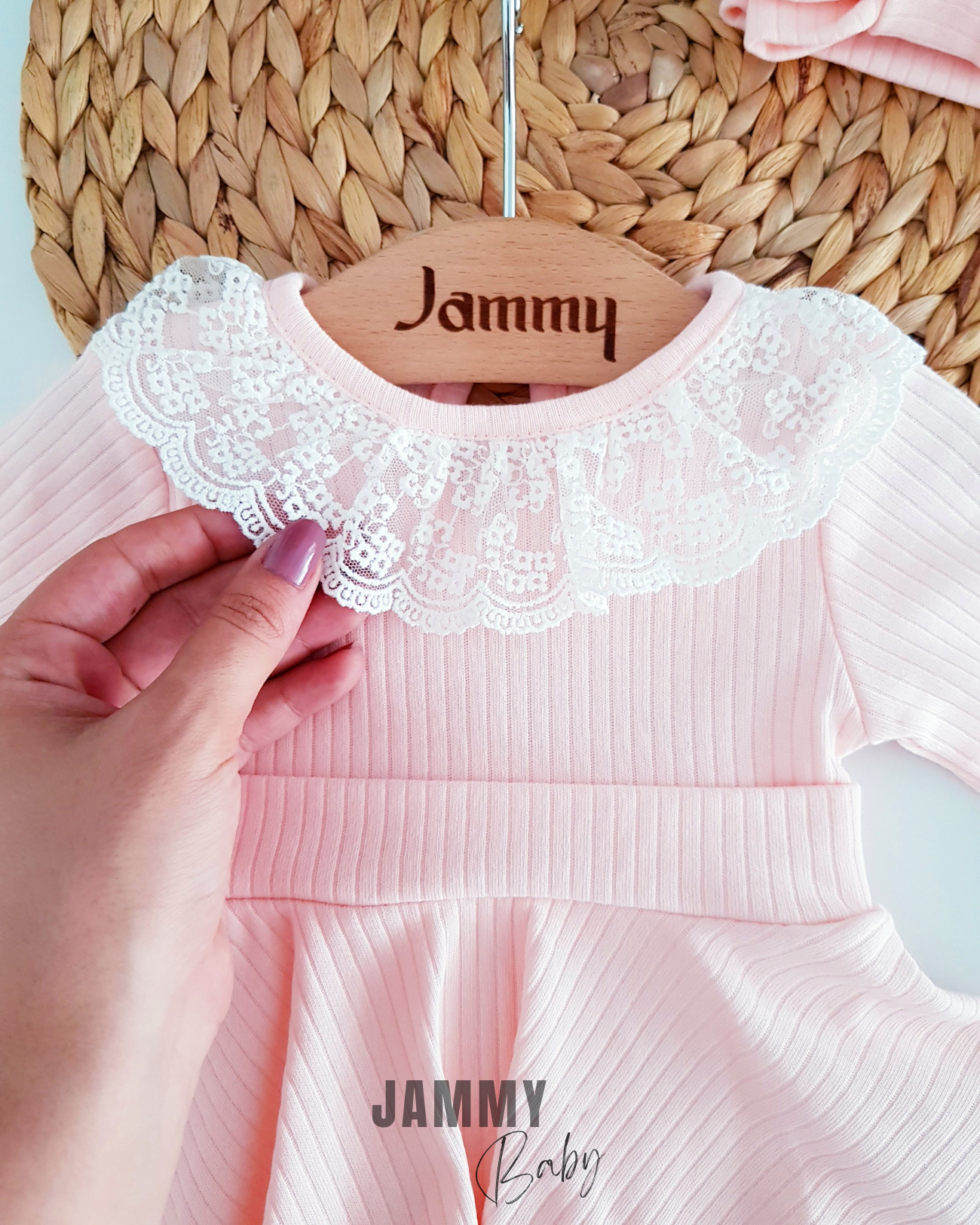 Violetta Camisole Bodysuit Elbise Takımı-PUDRA